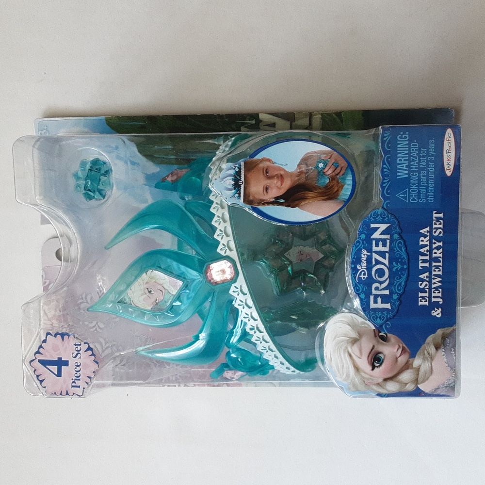 Disney Frozen ElsaTiara and Jewelry Set new